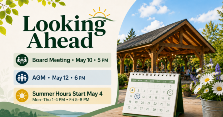 Looking Ahead: May Board Meeting, AGM, and Summer Hours