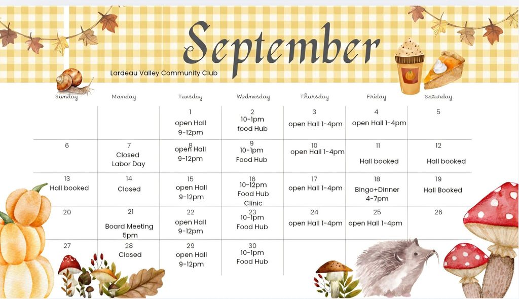 calendar sept